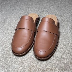 Sperry Leather Loafer Mules NWOT